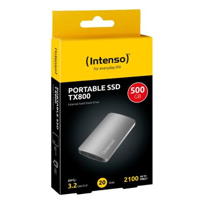 5. Dysk SSD USB3.2 500GB EXT. TX800 INTENSO