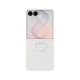 2. EF-EF776CWE Samsung Silicone Magnetic Cover with Ring for Galaxy Z Flip 8 White