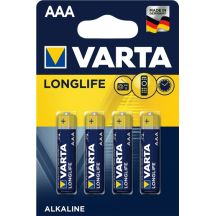 Zestaw baterii alkaliczne VARTA Longlife LR03 (AAA) (x 4)