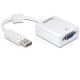 2. DeLOCK 61766 adapter kablowy 0,125 m VGA (D-Sub) DisplayPort Biały