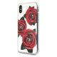 2. Etui Guess Flower Desire Red Rose na iPhone X - przezroczyste