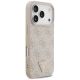 4. Etui Guess Leather 4G Triangle Strass MagSafe na iPhone 18 Pro / 17 Pro - różowe