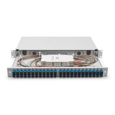 24. Digitus Panel światłowodowy, z wyposażeniem, SC, OS2