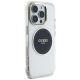 4. Etui Guess IML Metal Colored Circle Classic Logo MagSafe na iPhone 16 Pro - czarne