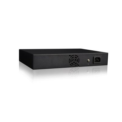 2. Zarządzalny przełącznik PoE+ LevelOne GB/L2 10-portowy 19" 180 W 1 Gb/s