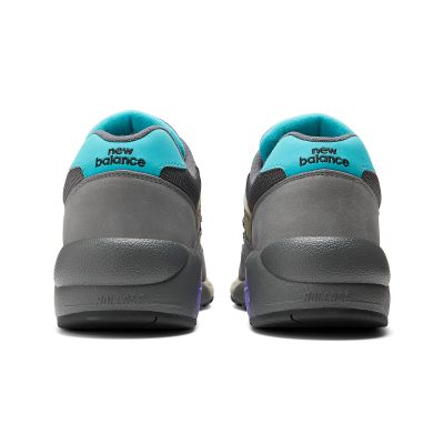 4. Buty męskie New Balance MT580VA2 RollBar szare sneakersy ze skóry zamszowej  (MT580VA2)