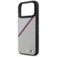 6. Etui BMW M Tricolor Metal Logo MagSafe do iPhone 17 Pro Max - szare