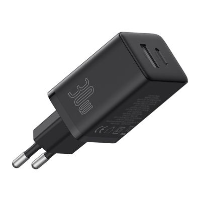 6. Ładowarka sieciowa Baseus Cube Pro 30W USB-C USB-A - czarna