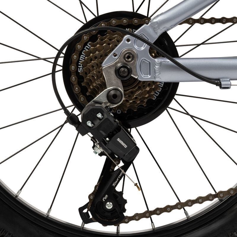 7. Rower dziecięcy Huffy Literide Alu 16” srebrno-niebieski (21215W)