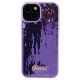 3. Etui Guess Sequin Script Metal na iPhone 15 - fioletowe