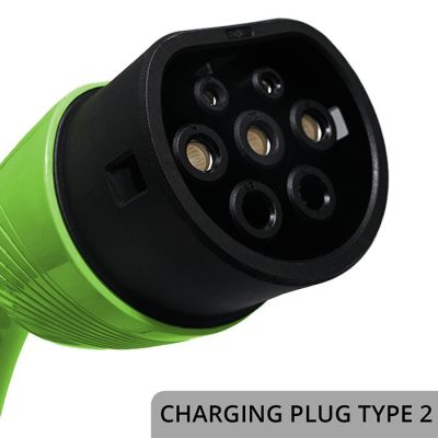 11. Qoltec Mobilna ładowarka do samochodu elektrycznego EV z regulacją 2w1 Typ2 | 11kW | 400V | Wi-fi | TUYA | SMART LIFE | LCD | Przenośna | Wallbox | 5m