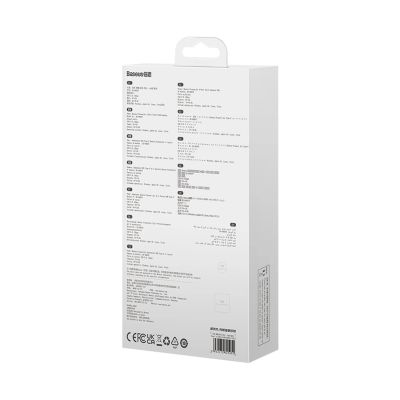 9. Hub USB-C Baseus PioneerJoy 4xUSB-A 3.0 - szary