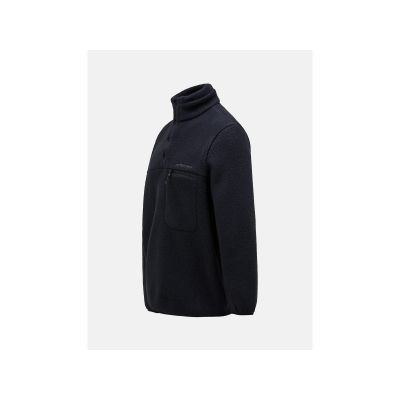 6. Bluza Peak Performance M Fleece Snap T-Neck czarny