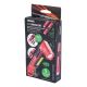 5. TROIKA ECO KNICKLICHT Czerwony Hand flashlight + Headband flashlight COB LED