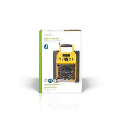 8. Nedis RDFM3100YW radio Miejsce pracy Cyfrowy Czarny, Żółty