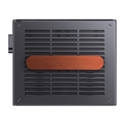 7. Obudowa Jonsbo T6, Mini-Tower, Mini-ITX, Tempered Glass, Holz - czarna