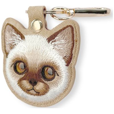 4. Etui Nimmy New Big Eyed Pet 2.0 Cat na lokalizator - brązowe