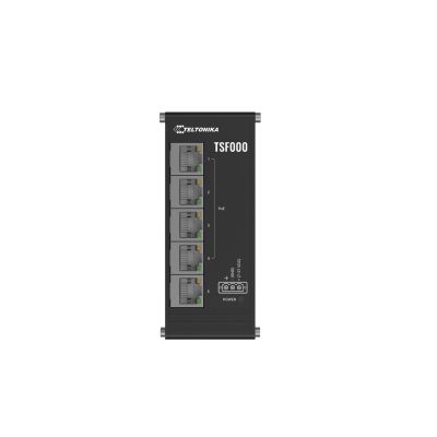 4. Teltonika TSF000 Nie zarządzany Fast Ethernet (10/100) Obsługa PoE Desktop Czarny