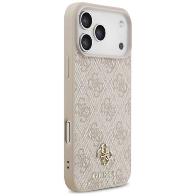 4. Etui Guess 4G Small Classic Logo MagSafe na iPhone 17 Pro Max / 18 Pro Max - różowe