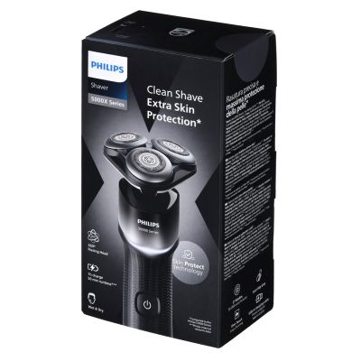 16. Philips X5004/00 maszynka do golenia Golarka rotacyjna Przycinarka Czarny, Srebrny