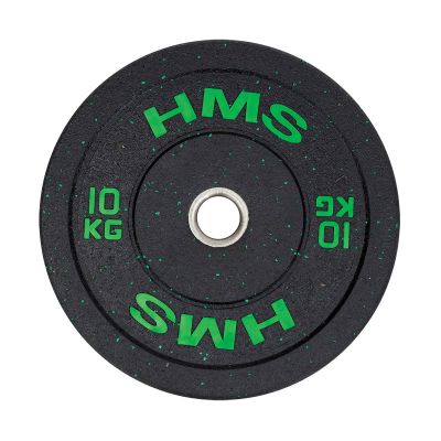 27. Talerz olimpijski HMS BUMPER GREEN 10 kg HTBR10 