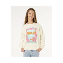 Bluza dziewczęca RIP CURL Sunshine Squad Crew-Girl biała