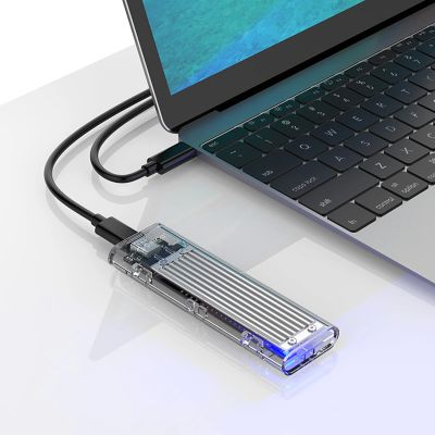 3. Kieszeń dyskowa Orico TCM2-C3 M.2 NVME na USB-C 10Gb/s - szara