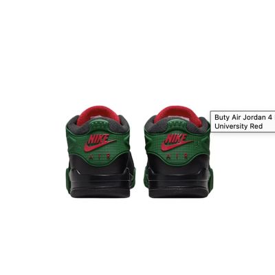 4. Buty sportowe sneakersy Air Jordan 4 RM Black/Gorge Green - FQ7939-003