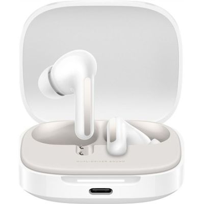 5. Słuchawki Bluetooth Xiaomi Redmi Buds 6 z mikrofonem Cloud Baltas