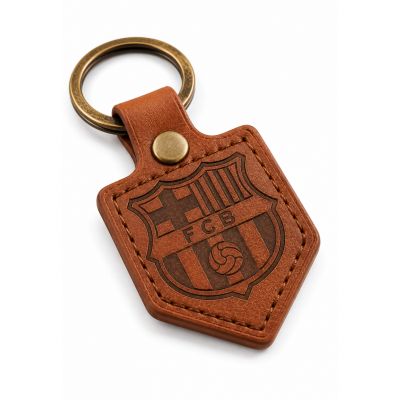 6. FC Barcelona brelok herb oryginalny na licencji skórzany proporczyk BLL7061
