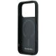7. Etui Mercedes Leather with Crossed Lines MagSafe na iPhone 17 Pro Max - czerwone