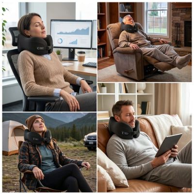 6. Poduszka podróżna Tech-Protect ComfortRest - czarna