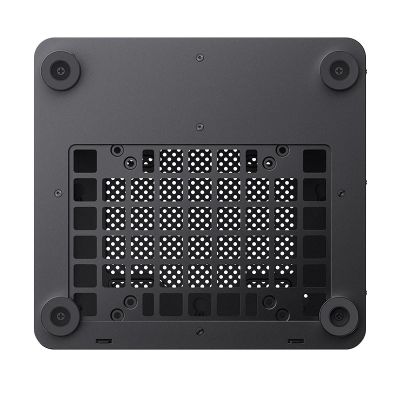 24. Obudowa PC Jonsbo TK-0, Mini-Tower, Mini-ITX, Tempered Glass, Holz - schwarz