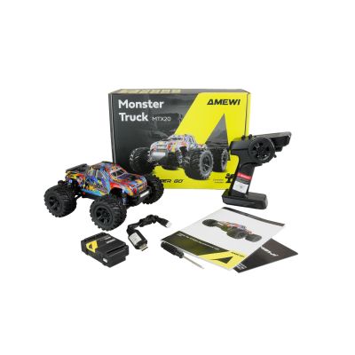 3. Samochód RC Amewi Monster Truck Hyper Go MTX20 Li-Po 850mAh/14+ (22699)