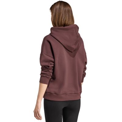 3. Bluza damska adidas Essentials Small Logo Feel Cozy brązowa JV7314