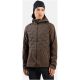 4. Kurtka przeciwwiatrowa męska Odlo ZEROWEIGHT INSULATOR Jacket brązowa