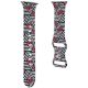 3. Pasek Hello Kitty Silicone Bows & Stripes na Apple Watch 38/40/41mm - czarny