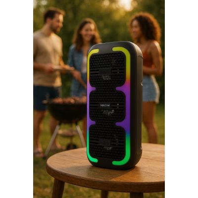 9. SQUEAK GŁOŚNIK KARAOKE BEATONE BLUETOOTH 5.3, 45W RADIO FM, MICROSD, AUX, USB, USB-C SQ1009