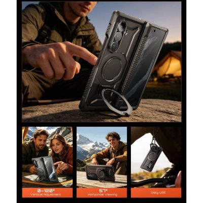 9. Etui Supcase UB Grip Mag MagSafe 2-Set na Samsung Galaxy Z Fold 8 - czarne