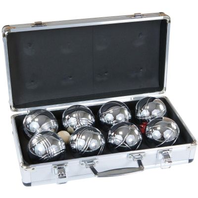 10. KULE DO GRY 8SZT- BOULE PETANQUE WALIZKA ALUMINIOWA ENERO