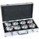 10. KULE DO GRY 8SZT- BOULE PETANQUE WALIZKA ALUMINIOWA ENERO