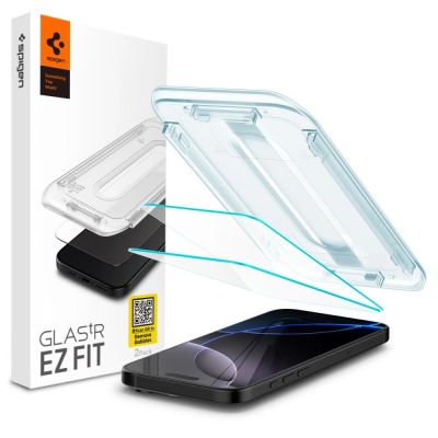 Szkło hartowane Spigen Glas.tR EZ Fit na iPhone 16 Pro / 17 / 17 Pro - 2 szt.