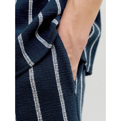 4. Jack&Jones męskie szorty w paski JPSTJAIDEN COBA STRIPE JOG SHORTS REG SN 12274413 SKY CAPTAIN/STRIPES