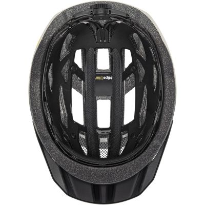 5. Kask rowerowy UVEX I-vo 2 MIPS 56-60cm, warm grey/black matt
