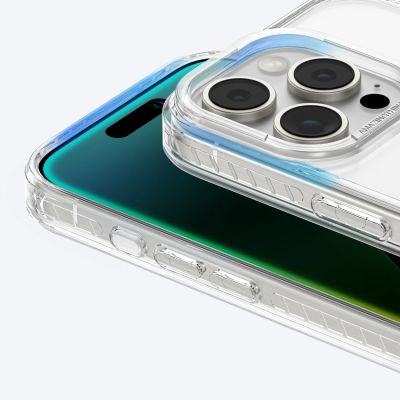 7. Etui silikonowe AMAZINGTHING Titan Pro Mag Case z pierścieniem magnetycznym do iPhone 16 Pro - przezroczyste