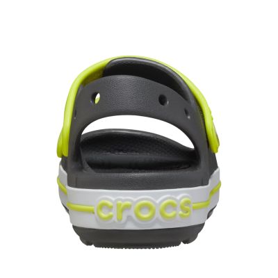 3. Sandały dla dzieci Crocs Crocband Cruiser grafitowo-żółte 209423 1NJ