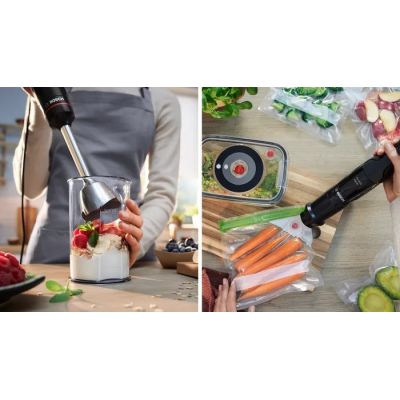 8. Blender ręczny Bosch MSM4B6V2 Serie 4 ErgoMaster (1000W; czarny)