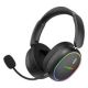 12. Słuchawki dla graczy Hator Phoenix 2 Wireless bezprzewodowe czarne