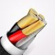 16. Baseus Cafule kabel przewód USB Typ C SuperCharge 40W Quick Charge 3.0 QC 3.0 1m szaro-czarny (CATKLF-PG1)