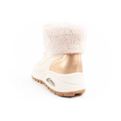 5. Skechers Uno Rugged buty sportowe damskie botki ocieplane zimowe beżowe